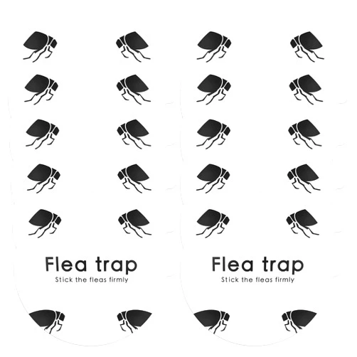 SENITEK EARPADS Flea Trap Sticky Pads Refills, 10 Pack 7.1 Inch Flea Trap Refills, Flea Trap Refill Discs, Non-Toxic Eco-Friendly Flea Trap Light Pads, Natural Family & Pet Safe Glue Board Replacement Sticky Pads
