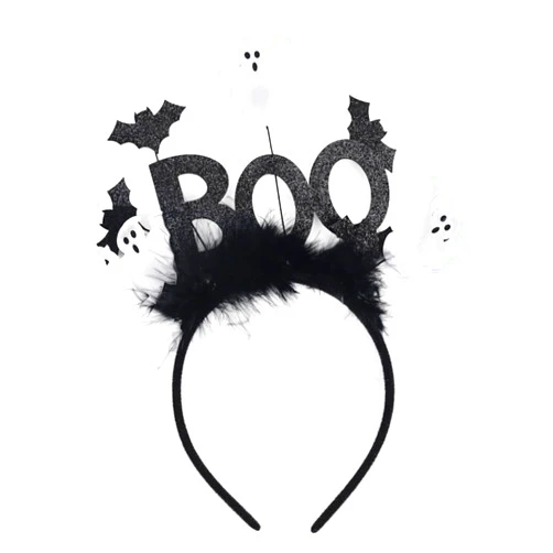 FELIZHOUSE Halloween Headbands Pumpkin Hair Hoop Skeleton Witch Spider Cosplay Devil
