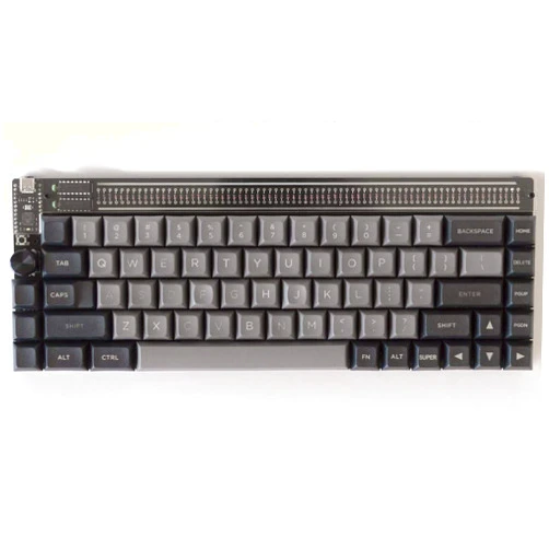 Nullbits Nibble 65% 72 Key Programmable QMK Mechanical Keyboard Kit (Black)