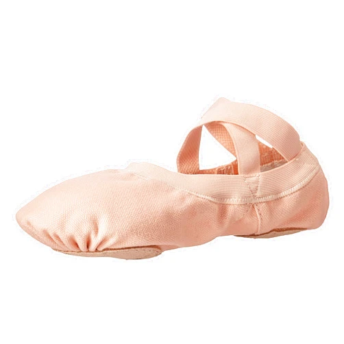 Bloch Girl's Pro Elastic Canvas Split-Sole Ballet Shoe