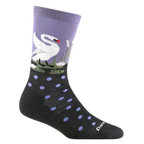 Darn Tough Vermont Women's Wild Life Crew Lightweight Lifestyle Sock (Style 6105)