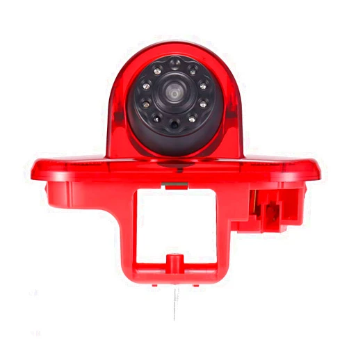 HDMEU Car Third Roof Top Mount Brake Lamp Camera Brake Light Rear View Backup Camera for Opel Vivaro Surf Concept/Life Combo Vauxhall Renault Trafic Fiat (NO.1 HD Camera)