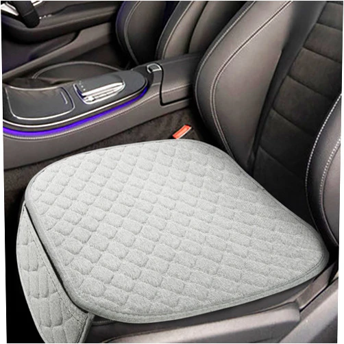 Zlirfy Car Seat Cover,Comfortable Car Seat Cushion,Car Seat Covers Protective Mat pad,Car Interior Seat Cover Cushion Pad Mat,Universal Front Seat Covers for Automotive,SUV,Truck (Grey)