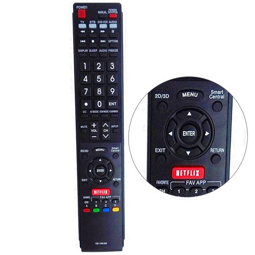 WINFLIKE New GB118WJSA Replacement Smart TV Remote Control Fit for SharpTV GB005WJSA GB004WJS GA890WJSA LC60C6600U LC60EQ10U LC60EQ30U LC60LE660U LC70EQ10U LC-70EQ30U LC70SQ17U LC-70SQ17U LC80UQ17U