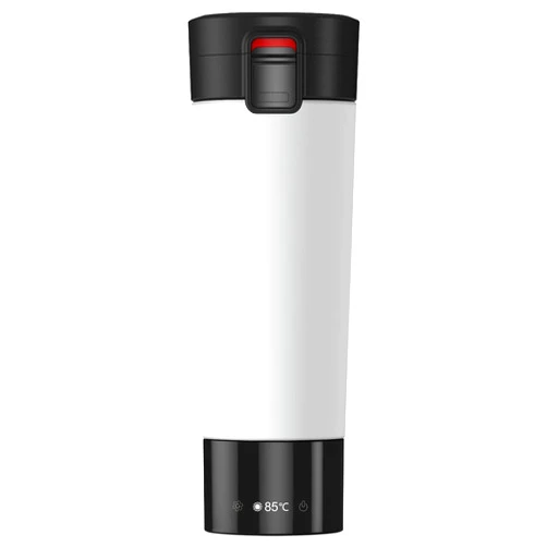 FUTURELAB Temperature Control Coffee Mug, Multi-Functional Travel Mug with 14400mah Power Bank, Vacuum Insulated Hot Beverage Warmer, 10OZ (White)