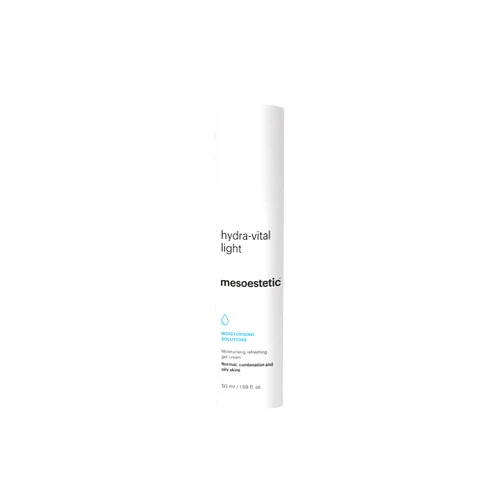 Mesoestetic Hydra-Light Moisturizing Face Cream w/Hyaluronic acid & Urban D-tox for Normal, Oily, and Combination Skin