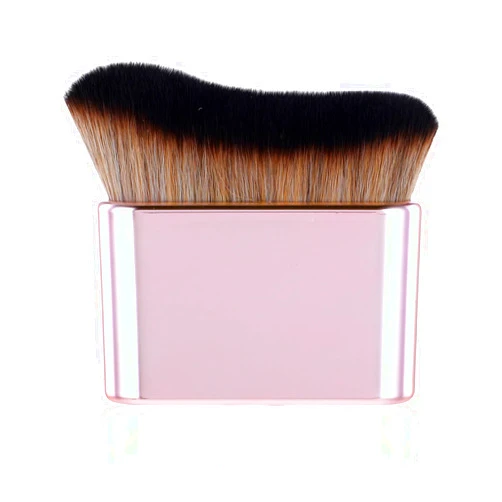 DIVINA VITAE Self Tan Brush Soft Body Makeup Brush Portable Self Tanning Brush Self Tanner Face Brush For Body & Leg Makeup（Pink Rose Gold）