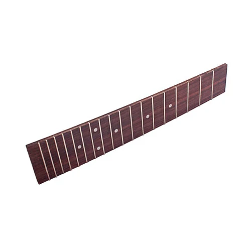 VINTORKY Ukulele Rosewood Fingerboard Finger Board Guitar Parts Rose Wood Fretboard Coffee