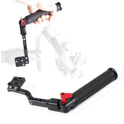 Akeipho Gimbal Grip Handle Handy Sling Handgrip for DJI Ronin S/SC / RSC2,Adjustable Gimbal Side Extension Cold Shoe Mount 1/4