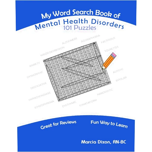 By Marcia A Dixon (Author) My Word Search Book of Mental Disorders