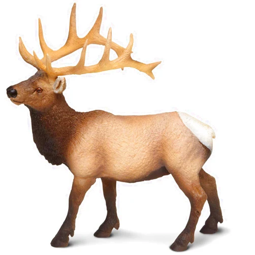 Safari Ltd. Elk Bull Figurine - Detailed 4.75