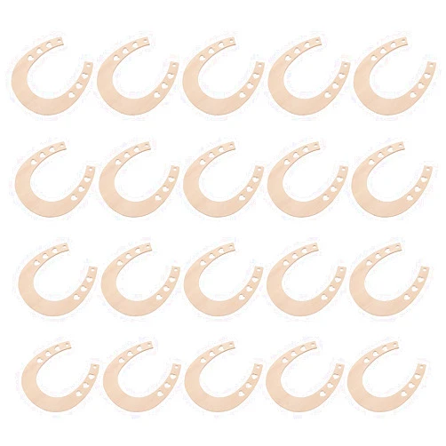 SEWACC 72 Pcs Unfinished Wood Chips Blank Horseshoe Wood Chips DIY Crafts sy Decor Horseshoe Decor e Cutout Party DIY Pendants DIY Hanging Crafts Horse
