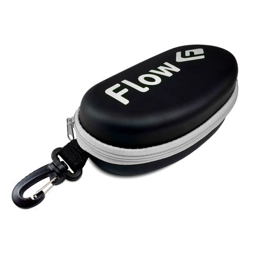 Flow Swim Gear Flow Swim Goggle Case - Protective Case for Swimming Goggles With Bag Clip for Backpack