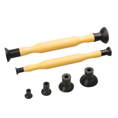 YanTone Valve Lapper Set with 4 Suction Plates, Double Ended Grip Valve Grinding Lapping Stick Tool Set for Vehicle Oil Systems Maintenance and Repair