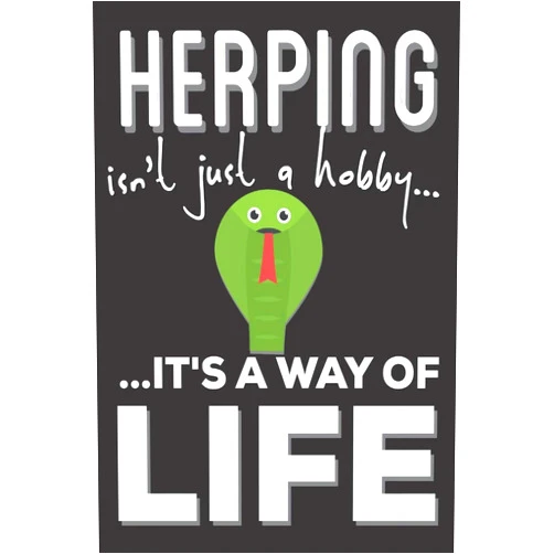 Heavenlyjoy Sports Gifts Herping Isn't Just A hobby It's A Way Of Life: Herpetologist Gifts: Cute Blank lined Notebook Journal to Write in for Boys and Girls who love Creeping Animals