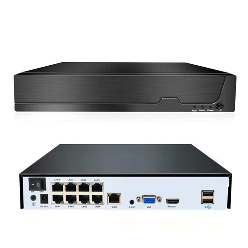 MWRCTV 8MP 10-Channel 8ch Port POE NVR 4K CCTV Security Camera System Network Video Recorder(NVR), Supports 8MP 5MP 3MP 1080P HD PoE Surveillance IP Camera,UP to 8TB HDD (NO Include HDD)