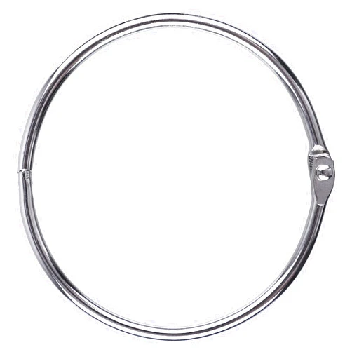 AKONEGE 3 Inch (12 Pack) Loose Leaf Binder Rings, Extra Large Office Book Rings, Nickel Plated Steel Binder Rings, Keychain Key Rings, Metal Book Rings, Silver, for School, Home, Office