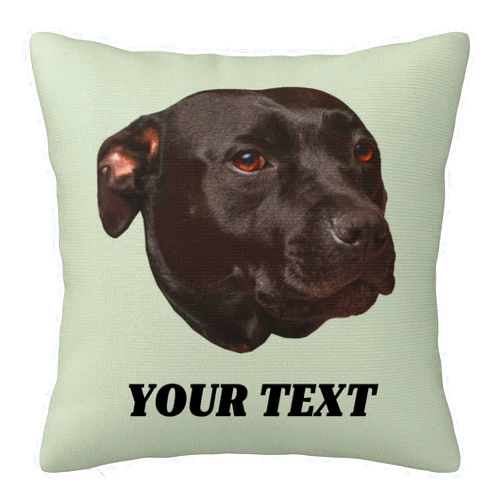 IQCGSSYG Custom Pet Photo Pillowcase - Personalized Portrait Cover for Dogs, Cats & Pets - Ideal for Home Decor & Memorial Gifts (Custom Face)