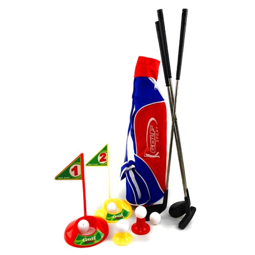 Matty's Toy Stop 15 Piece Deluxe Toy Golf Set with Bag