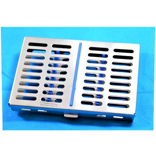 Cynamed German Stainless Dental Instruments Autoclave Sterilization Cassette 7.25