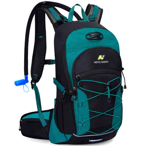 N NEVO RHINO Hydration Backpack 3L Water Bladder, Hiking Water Backpack with Rain Cover, Insulation Hydration Daypack Rucksack for Cycling