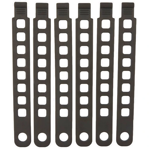 Hollywood Racks Rubber Strap (Pack of 6), 8.5