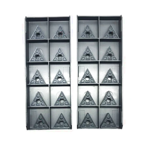 KinRite 10PCS Triangle 60° TNMG431 TNMG432 Carbide Turning Inserts TNMG Insert Indexable turning Insert External insert for MTJNR/L Lathe Turning Tool Holder (TNMG431)
