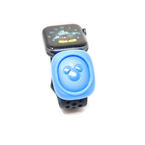 Luke 3DP Watch adapter compatible with Older 2016 Disney Magic Band (Blue smooth)