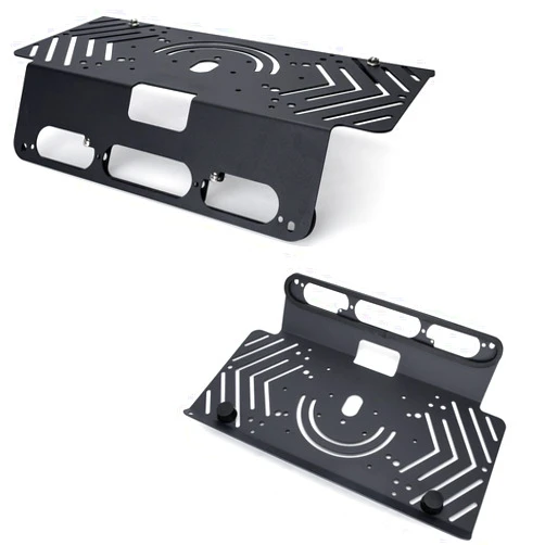 TOPOWN 2-Set Metal Drill-Free Light Bar Cab Mount for Ford F-150 (2015+) for Ford F-250-F-550 (2017+), Fit for Magnetic Light Bar and Magnetic Antenna, Support Bolt-on Mounting, F150 Light Bar Mount