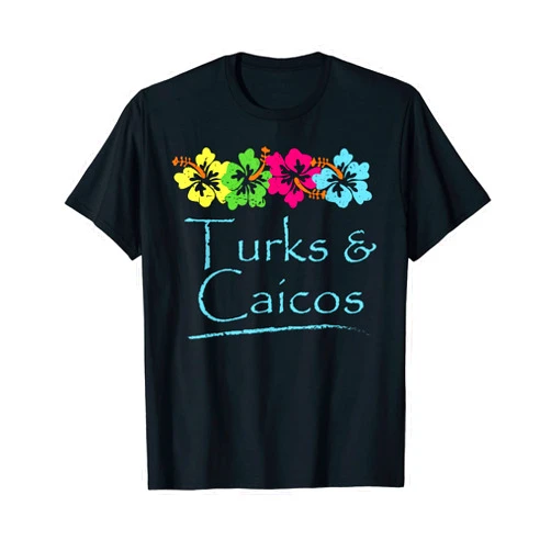 CRUDO Turks and Caicos Bright Sunny Summer Weather At The Beach T-Shirt for Men Women Kids