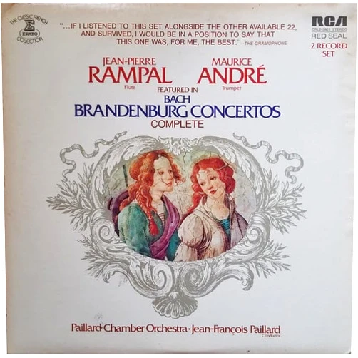 Jean-Pierre Rampal (Artist), Bach (Composer), Maurice André (Performer), Paillard Chamber Orchestra (Performer), Jean-François Paillard (Performer) & 2 more Format: Vinyl Brandenburg Concertos Complete