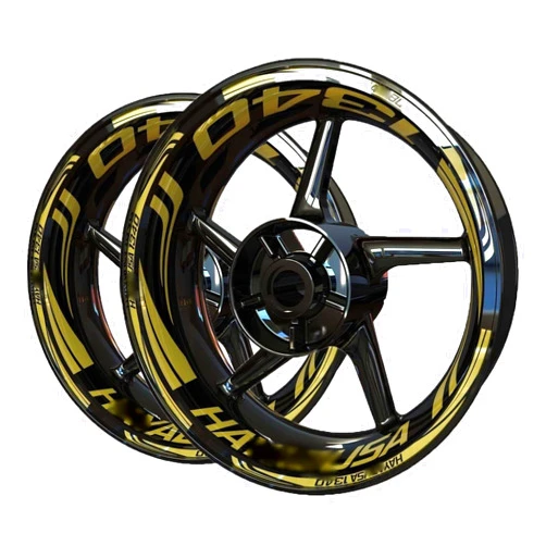 GdniA Hub Decal for S&uzuki for Hayabusa 1340 Wheel Rim Decal Motorcycle Sticker Stripe Tape (Color : 1)