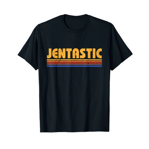 Personalized First Name Gifts Jentastic Funny Retro First Name Jen Jennifer T-Shirt