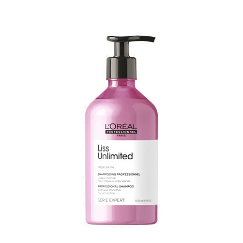 L'Oréal Professionnel Paris L'Oréal Professionnel Liss Unlimited Shampoo - Provides Long-Lasting Frizz & Humidity Protection With Moisture, For Frizzy & Textured Hair Types, With Prokeratin