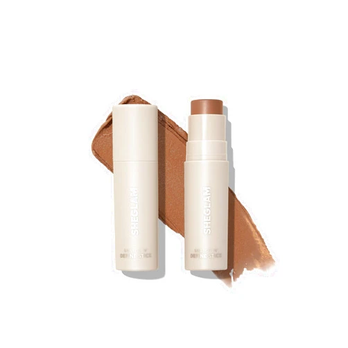 SHEGLAM Snatch 'n' Define Cream Contour Stick Long Lasting Highly Pigmented Sweat Proof Face Bronzer Makeup - Soft Tan