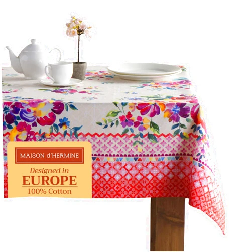 Maison d' Hermine Table Cover 100% Cotton 60