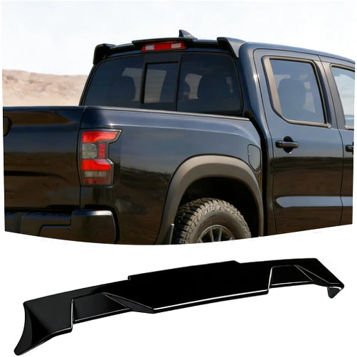 Sts.Ev01 STSEV01 Rear Spoiler Cab Roof Wing Fit for Nissan Frontier 2022-2026 Accessories PRO-4X/ PRO-X/S/SV/SL, ABS Gloss Black Add-on Top Lip Truck Cabs Exterior