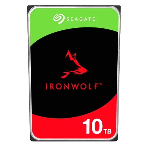 Seagate IronWolf 10TB NAS Internal Hard Drive HDD – 3.5 Inch SATA 6Gb/s 7200 RPM 256MB Cache RAID Network Attached Storage Home Servers - (ST10000VN0008)