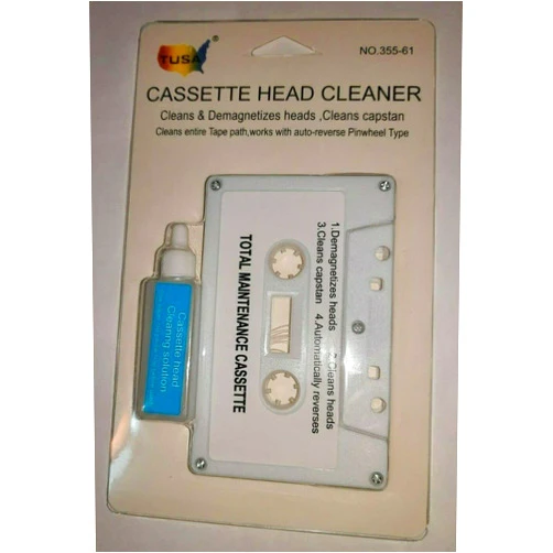 ESAW Audio Cassette Tape Head & Capstan Cleaner Maintenance Kit w/Solution