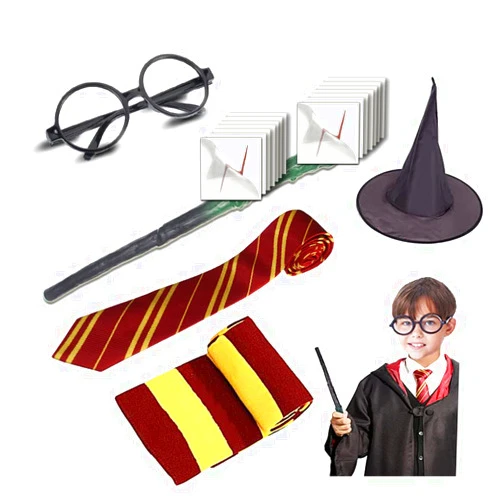 YoHold Wizard Cosplay Party Supplies Set for Magic Birthday, Halloween, St Patrick's Day, Cosplay Costume Party Decorations