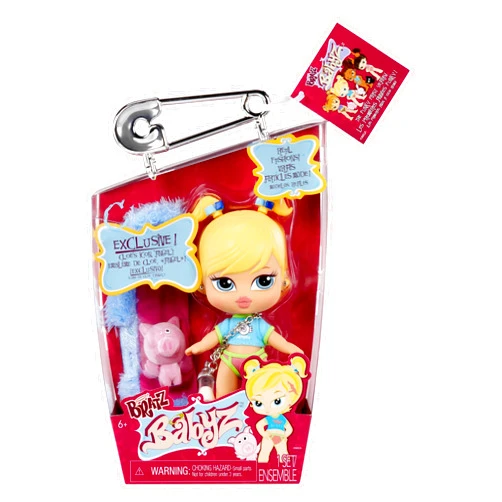 Bratz Babyz Cloe Collectible Fashion Doll with Real Fashions and Pet