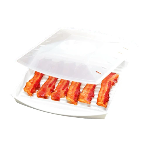 Progressive International Prep Solutions Microwavable Bacon Grill, White, 1 Piece