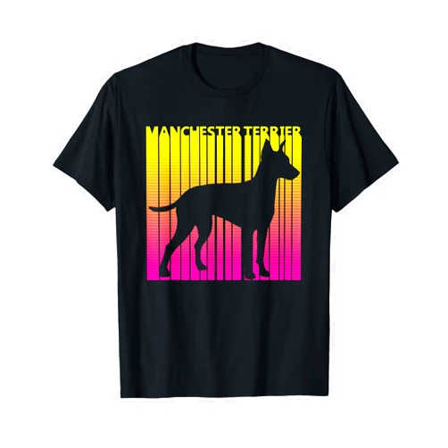 Manchester Terrier Dog Shirts Gifts Vintage Manchester Terrier t-shirt Funny Gift For Dog Lover T-Shirt