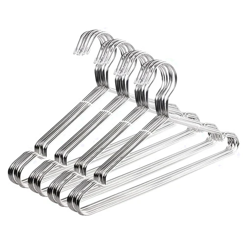 TIMMY Wire Hangers 40 Pack Stainless Steel Strong Metal Coat Hanger Clothes 16.5 Inch