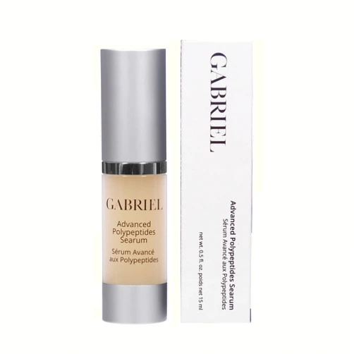 Gabriel Cosmetics Advanced Polypeptides Searum by Gabriel Cosmetics | All Natural Ingredients to Protect, Nourish, Rejuvenate Skin, 0.5 oz