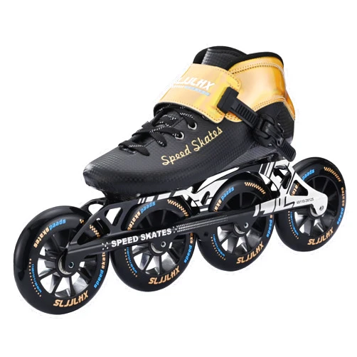 SLJJLHX Inline Speed Skates for Men Women,Professional Carbon Fibre Inline Skates Adult Male,High Performance Fitness Racing Skates,Unisex