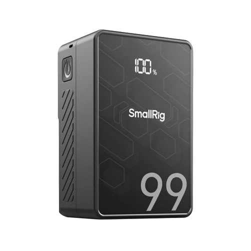SmallRig V Mount Battery VB99 SE, 99Wh / 6800mAh Mini V-Mount Battery with PD 65W USB-C Fast Charging, with D-TAP, USB-A, Dual DC Port, OLED Screen, for Camera, Camcorder, Monitor, Video Light - 4823