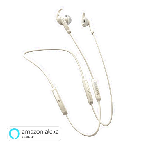 Jabra Elite 45e Alexa Enabled Wireless Bluetooth in-Ear Headphones – Gold Beige Elite 45e Gold Beige
