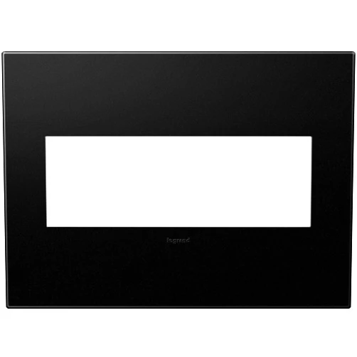 Adorne AWP3GGR4 3-Gang Wall Plate in Grahite