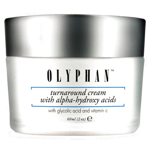 OLYPHAN Alpha Hydroxy Acid Cream for Face Best Glycolic Acid Exfoliating Face Moisturizer Anti-Aging Cream with AHA for Acne Prone Skin; Day - Night Natural Exfoliator for Women or Men